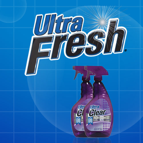 Experience Crystal Clear Surfaces with Ultra Clear Platinum Lavender Glass Cleaner - 5 Gallon