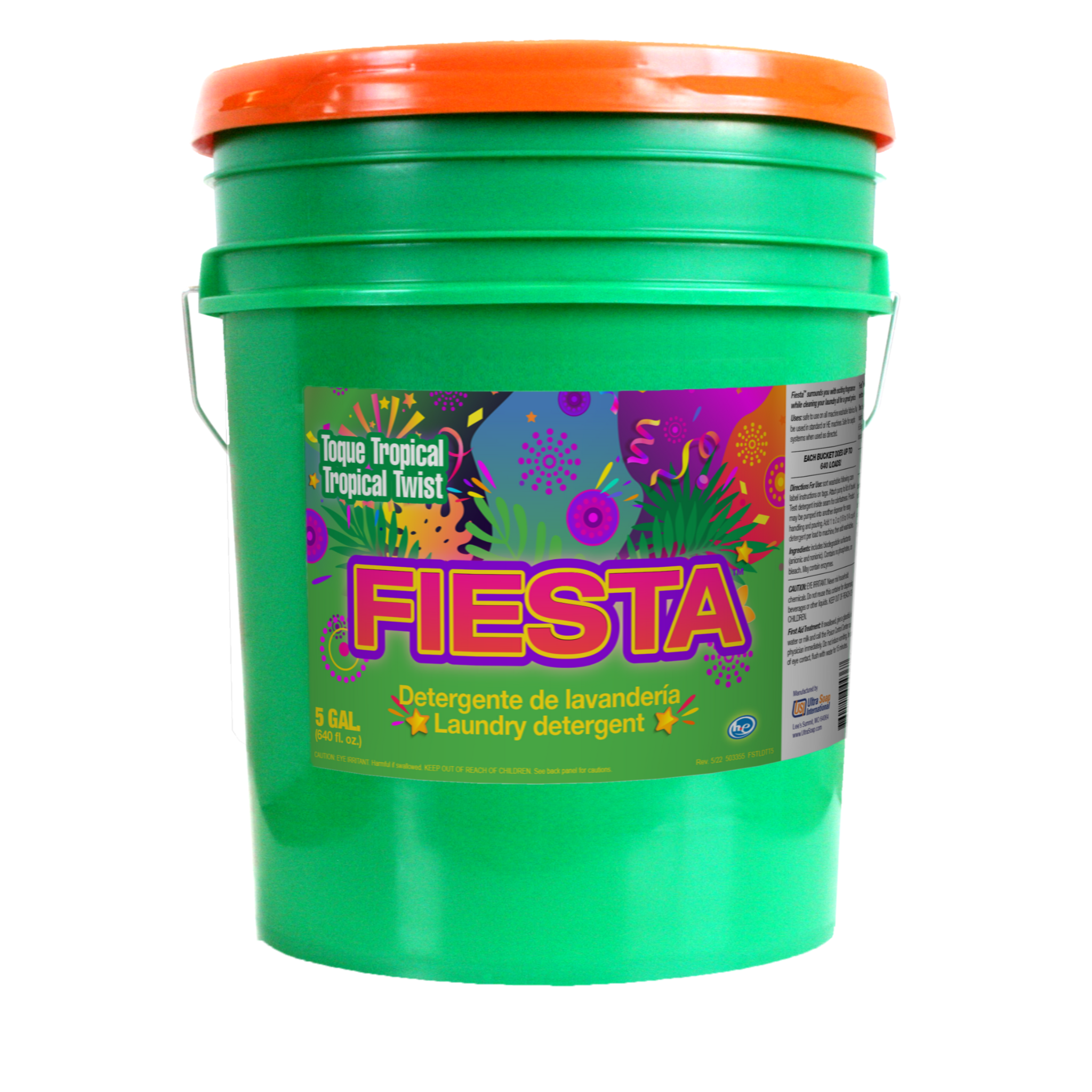 FIESTA Tropical Twist Laundry Detergent - 5 Gallon