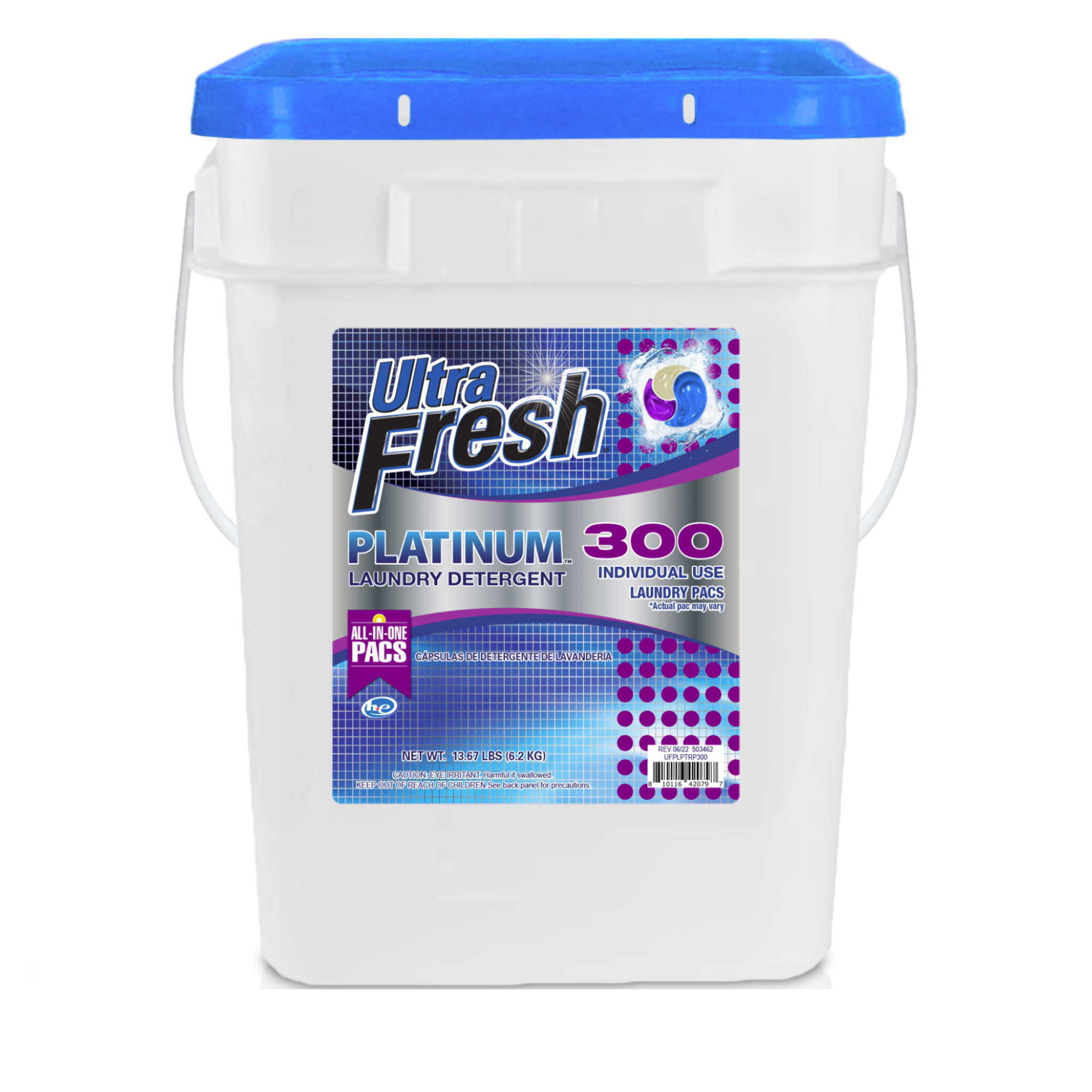 Ultra Fresh Tripod 3 in 1 - Purple & Blue Laundry Pods - 300 Count