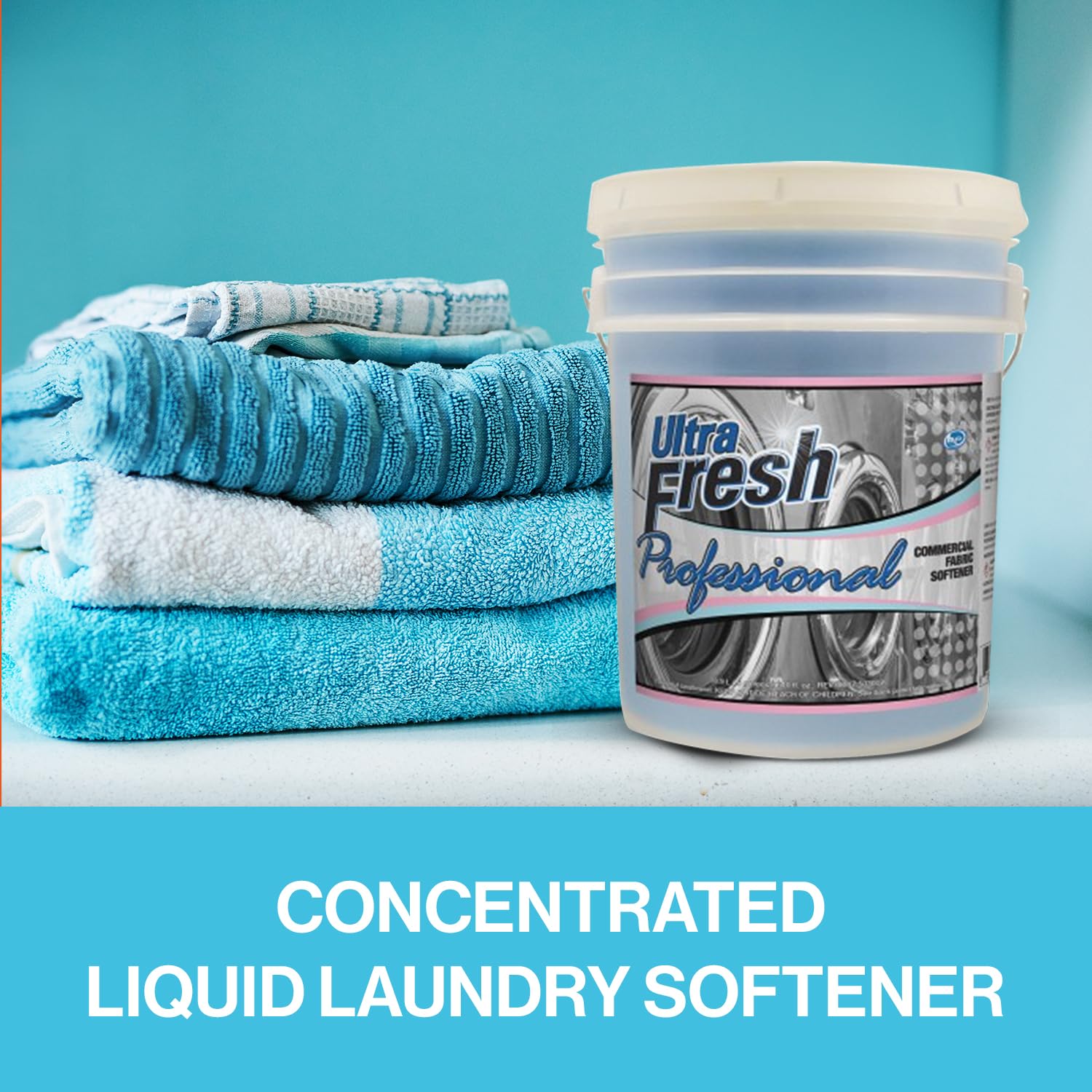 Ultra Fresh® Professional™ Commercial Fabric Softener - Blue - 5 Gallons