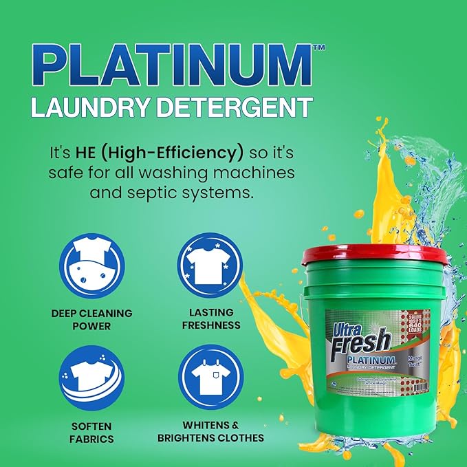 Ultra Fresh® 3X Platinum™ Laundry Detergent - Mango Twist™ - 5 Gallons