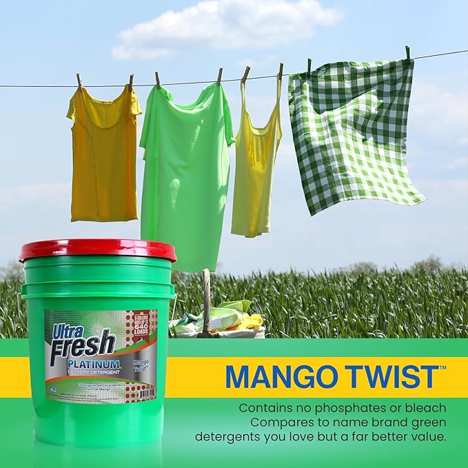 Ultra Fresh® 3X Platinum™ Laundry Detergent - Mango Twist™ - 5 Gallons