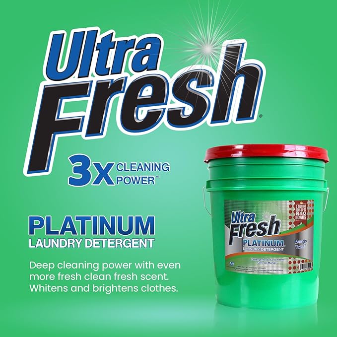 Ultra Fresh® 3X Platinum™ Laundry Detergent - Mango Twist™ - 5 Gallons