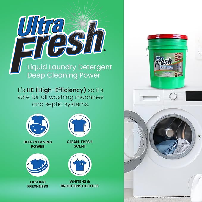 Ultra Fresh® 3X Platinum™ Laundry Detergent - Mango Twist™ - 5 Gallons