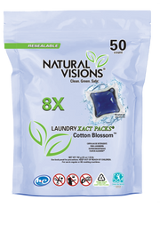 Natural Visions® Laundry Detergent Pacs - 50 Count