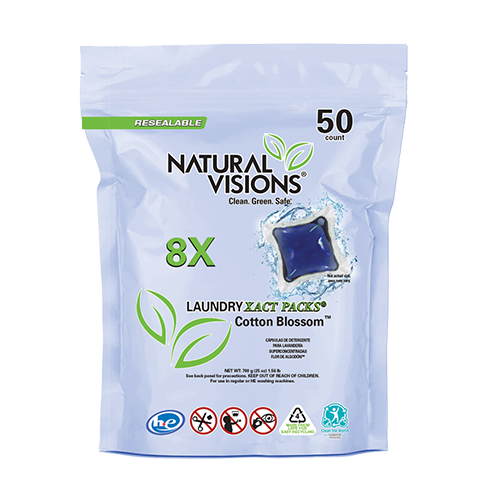 Natural Visions® Laundry Detergent Pacs - 50 Count