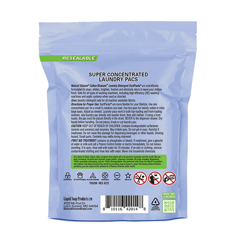 Natural Visions® Laundry Detergent Pacs - 50 Count