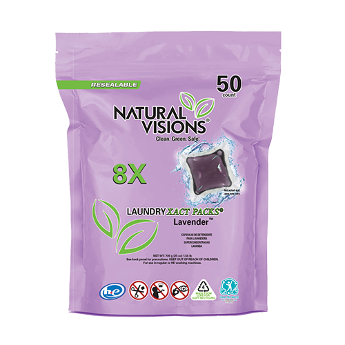 Natural Visions® Laundry Detergent Pacs - 50 Count