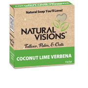 Natural Visions Tallow & Oatmeal - Coconut Lime Verbena - 4 oz. Bar Soap