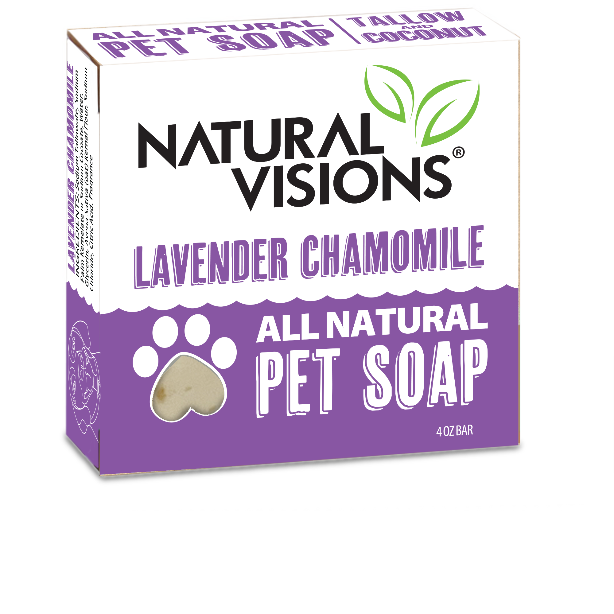 Natural Visions Pet Bar Soap Tallow & Oatmeal - Unscented - 4 oz. (Copy)