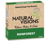 Natural Visions Tallow & Oatmeal - Rainforest - 4 oz. Bar Soap