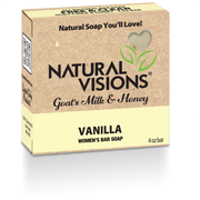 Natural Visions Goat's Milk & Honey - Women's Vanilla - 4 oz. Bar Soap