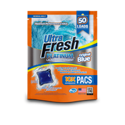 Ultra Fresh® 10X Platinum™ Laundry Detergent Pacs - Original Blue™ - 300 Count (6x 50 Packs)