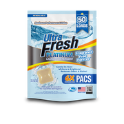 Ultra Fresh® 6X Platinum™ Laundry Detergent Pacs -Fragrance Free Dye Free™ - 300 Count (6x 50 Packs)