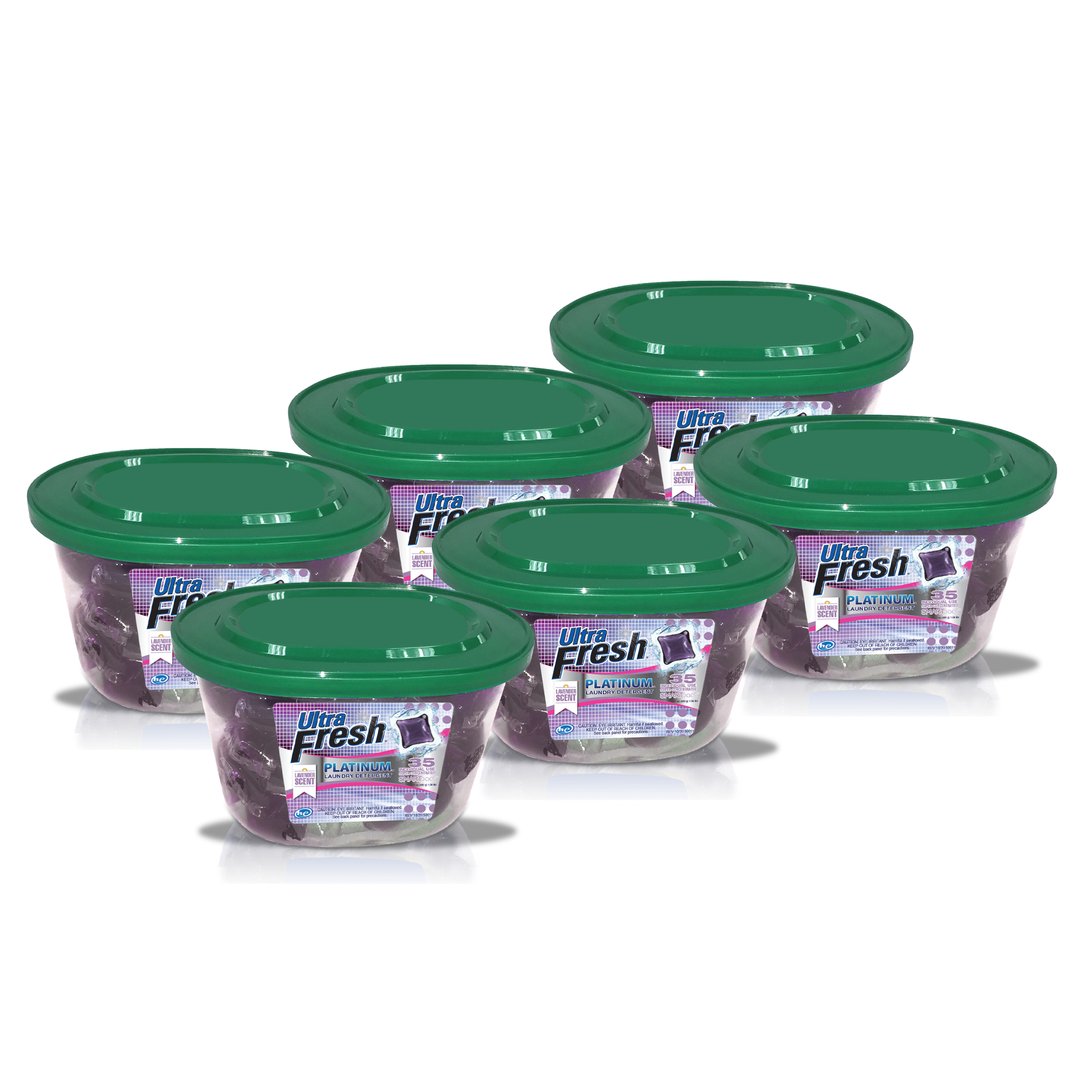 Ultra Fresh Platinum Lavender Laundry Pods - 6x35 Count