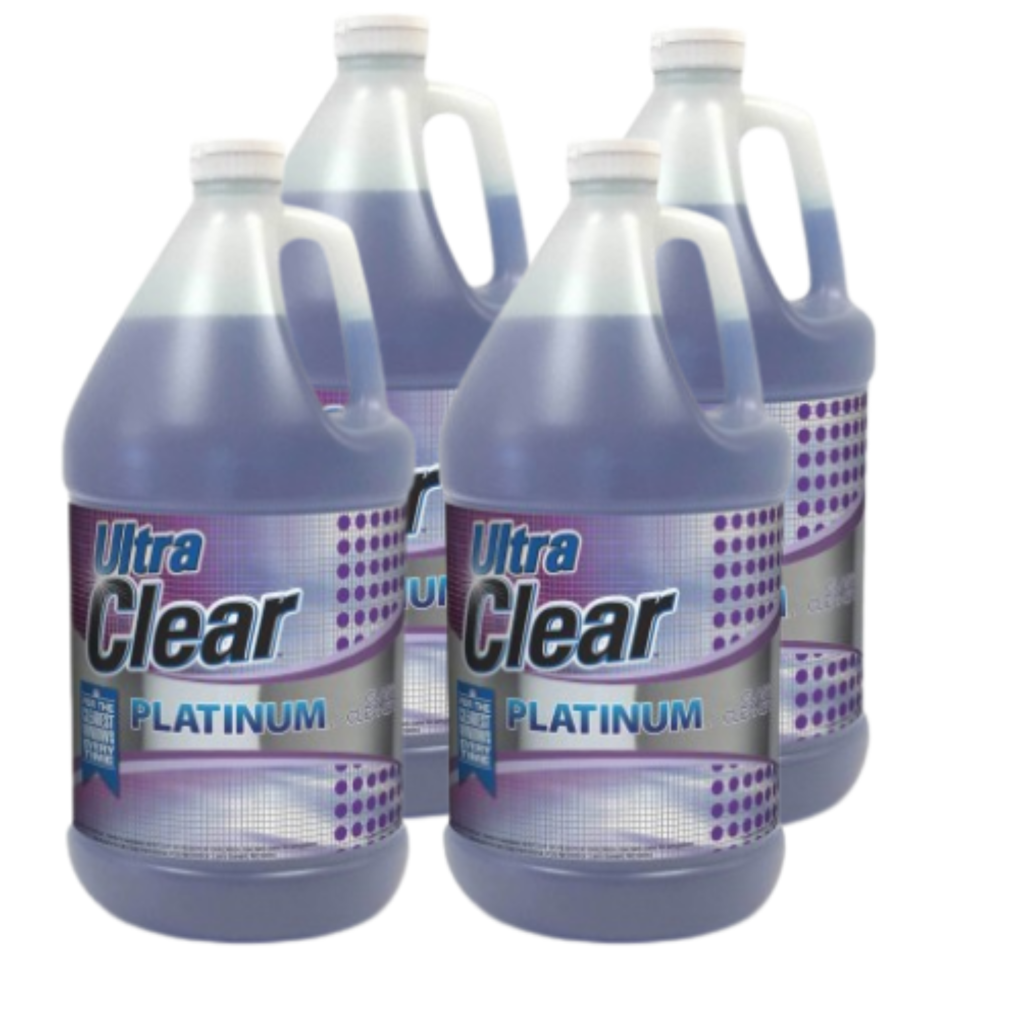 Ultra Clear Platinum Lavender Glass Cleaner - 4x1 Gallon